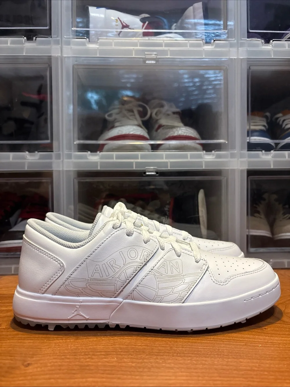 Air Jordan Nu Retro 1 Low Golf Pure Platinum FZ4153-100 Golf Shoes Mens Sz 9 NEW